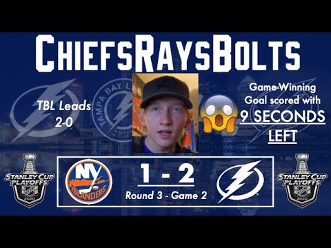 Tampa Bay Lightning Fan REACTS | Round 3, Game 2 vs. Islanders | NYI 1-2 TBL | 2019-20 NHL Season