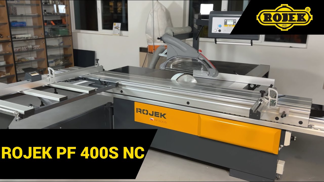 ROJEK formatinio pjovimo staklės mod. PF 400 NC (3 ašys)