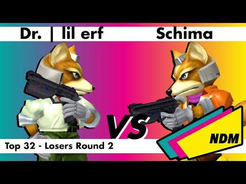 NDM Online Qualifier #5 - Dr. | lil erf (Fox) vs. Schima (Fox) Melee Top 32 LR2