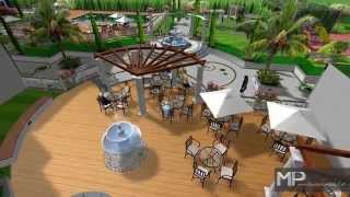 Beylikdüzü - Arena Residence - ( 3 Boyutlu Peyzaj Tasarımı )