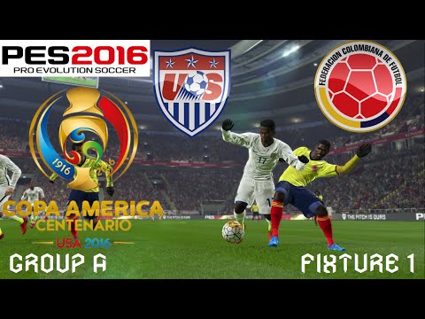 Copa América Centenario Simulation | Group A, Fixture 1 | United States vs Colombia