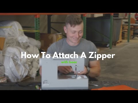 How to Attach a Zipper