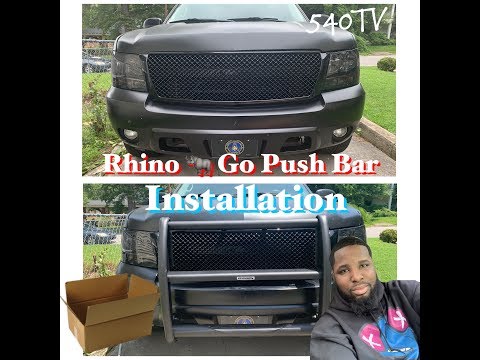 Go Rhino Push Bumper Installation 07-14 Chevy Tahoe