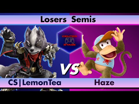 Center Stage #6 - CS LemonTea (Wolf) vs Haze (Diddy Kong) -Smash Ultimate SSBU