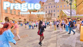 Prague, Czech Republic 🏰 - 2024 - 4k HDR 60fps Walking Tour