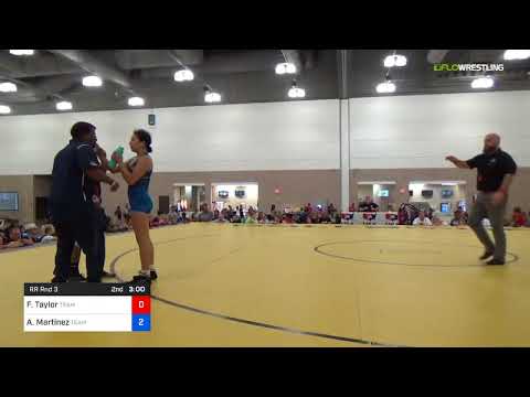 2018 Women's National /UWW Junior Women Finals 50 RR Rnd 3 - Felicity Taylor (Team) Vs. Alleida Ma