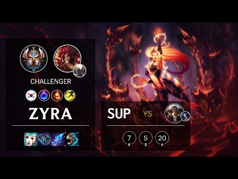 Zyra Support vs Sett - KR Challenger Patch 10.13