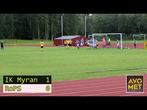 IK Myran - RoPS, 2017 08 26 - Maalikooste