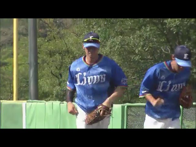 【ファーム】ライオンズ・金子侑 ライトからの好返球で得点を阻止!! 2018/7/29 L-G(ファーム)