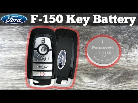 2018 - 2024 Ford F-150 Remote Fob Key Battery Change - How To Remove Replace F150 Key Batteries