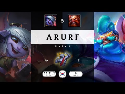 ARURF Match: Super Tristana vs Super Gragas - KR server Patch 25.S1.2