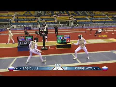 Doha 2021 SWF - L8 - Zagidullina RUS v Deriglazova RUS