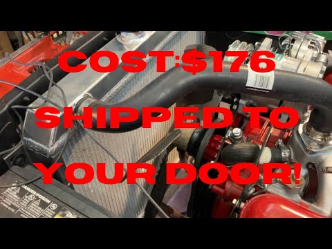 Unboxing and Installing an EBay Aluminum Radiator#howto #ebay #mopar#musclecar #classiccars