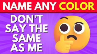 Avoid Saying the Same Thing as Me 🤔 | Don't Say What I Say 2026