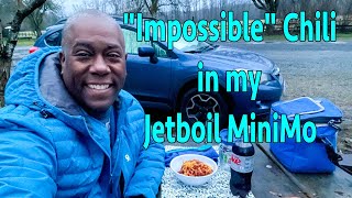 Impossible Chili Recipe in the Jetboil