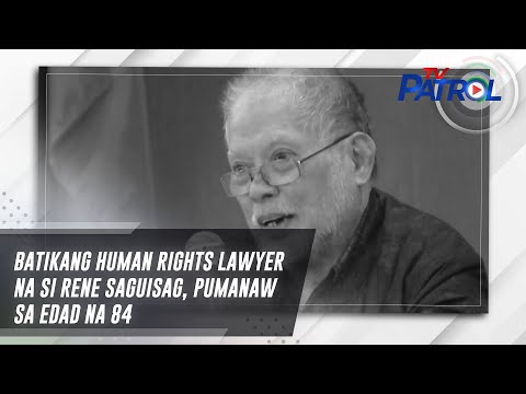 Batikang human rights lawyer na si Rene Saguisag, pumanaw sa edad na 84