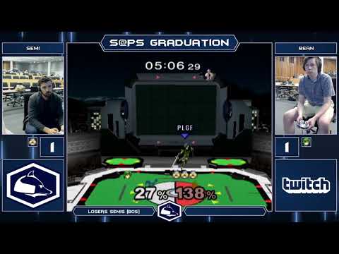 S@PS Graduation Melee Singles - Semi (Sheik/Fox) vs Bean (Marth/Blue Sheik) - Losers Semis