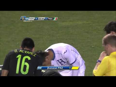 Yellow card HON - No.2 Jhonatan PAZ #CMOQ2015 #CONCACAF @FenafuthOrg @miseleccionMX