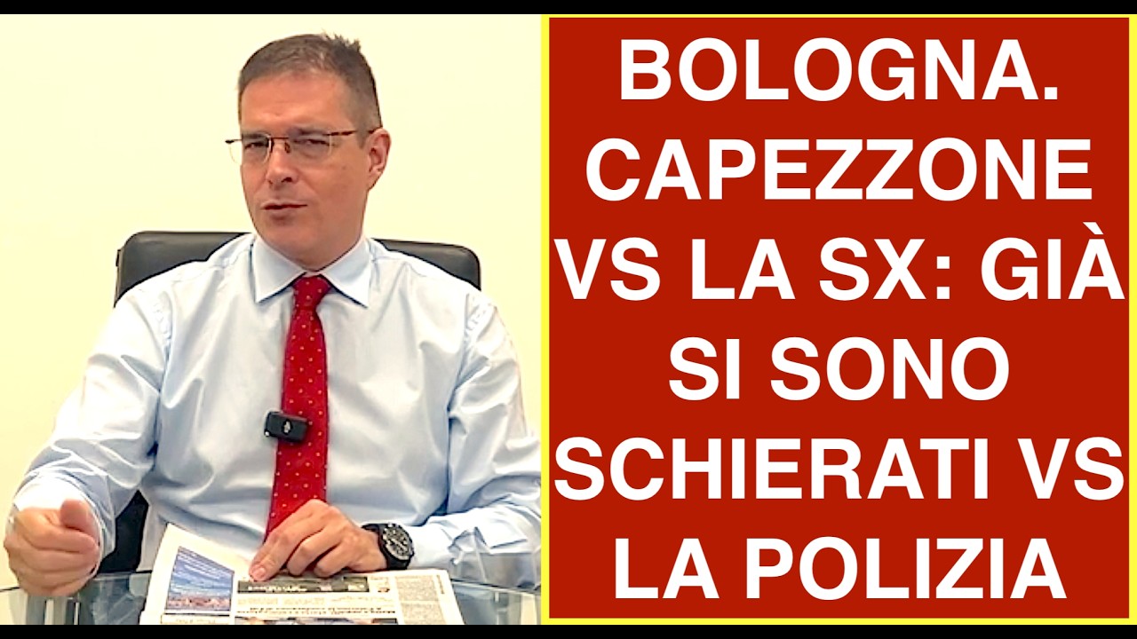 CASO BOLOGNA. CAPEZZONE VS LA SX: GIÀ SI SONO SCHIERATI VS LA POLIZIA