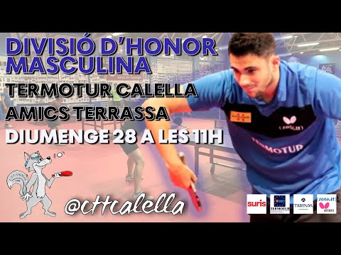 Termotur Calella 4 - Els Amics Terrassa 2 (Resum) | Liga Tenis de Mesa