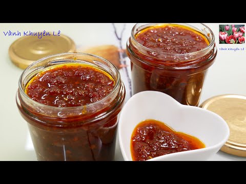 Sa Tế nấu 1 lần ăn Cả Năm. Bí quyết nấu Ớt Không bị cay Mắt, Sa tế Không cho Màu Điều by Vanh Khuyen