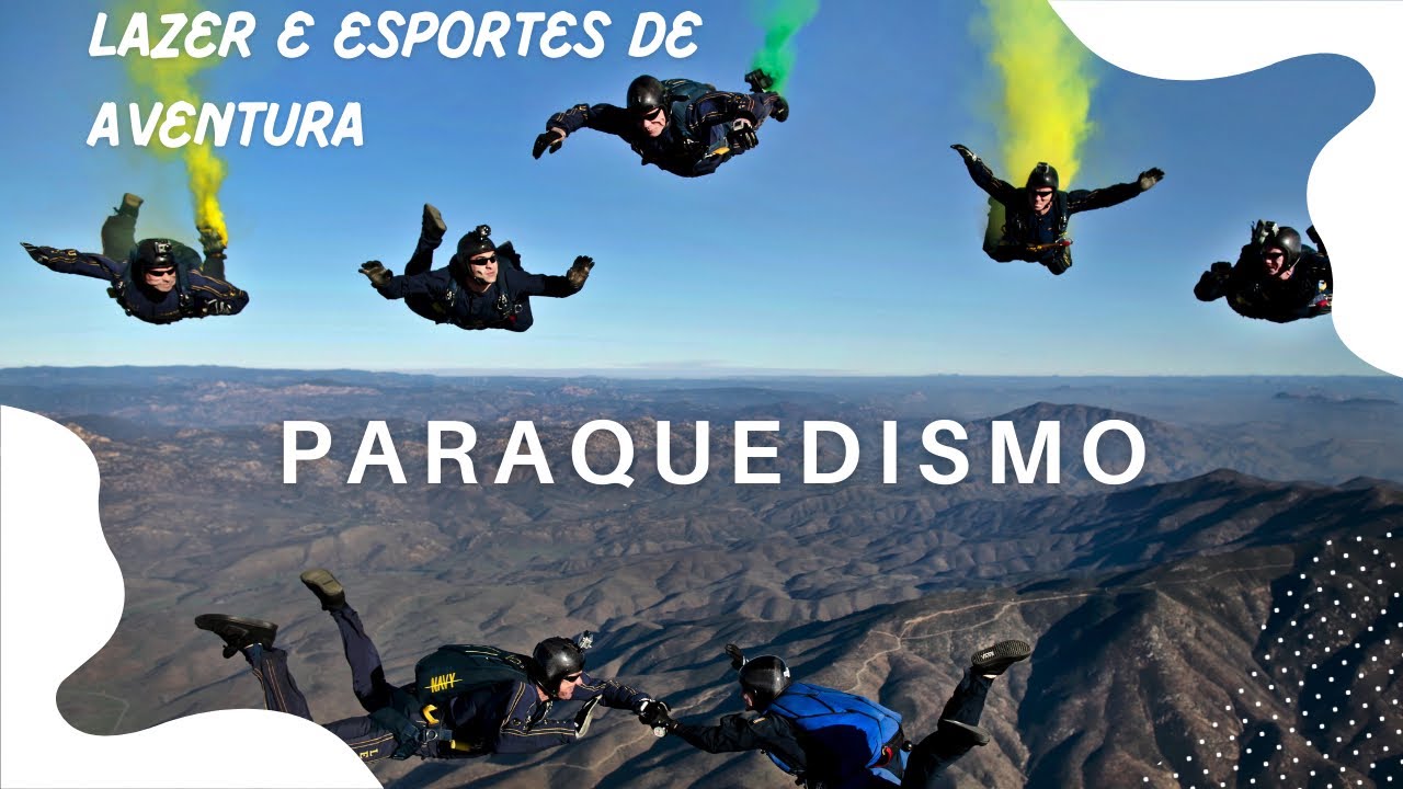 LAZER E ESPORTES DE AVENTURA - PARAQUEDISMO