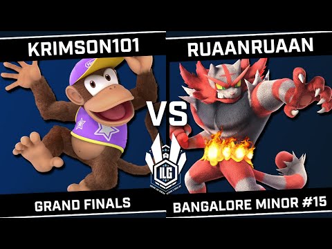 ILG Bangalore Minor #15 - GRAND FINALS - Krimson101 (Diddy) vs RuaanRuaan (Bayonetta/Incineroar)