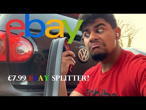 Universal EBAY Rubber Front Splitter on the Golf - Do they work?