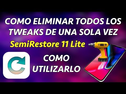 ELIMINA todos tus TWEAKS con SemiRestore 11 Lite