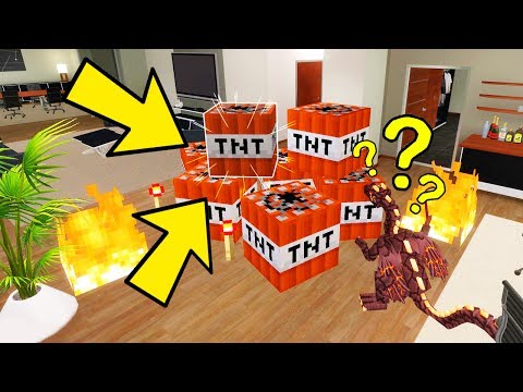 NASCONDINO TRA OGGETTI DI MINECRAFT NELL'UFFICIO DI GTA!!