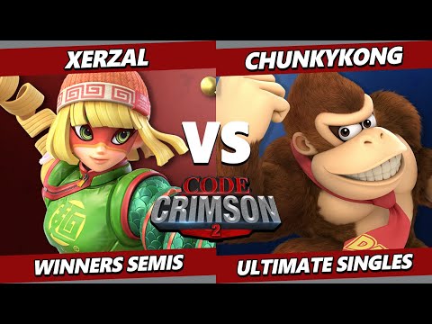 Code Crimson 2 Top 8 - Xerzal (Min Min) Vs. ChunkyKong (Donkey Kong) Smash Ultimate - SSBU