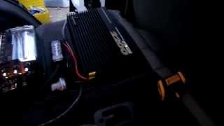 preview picture of video 'First Power Up Teaser - Old School Stereo install in 2005 Jeep Liberty'