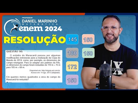 🔴 2024 ENEM SOLUTION | MATHEMATICS | BLUE BOOKLET - Question 145