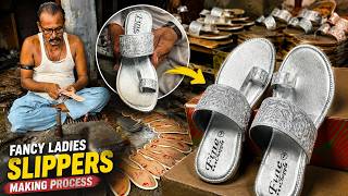 Ladies Slipper Making Full Process | From Raw Material to Finished Product