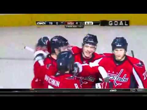 Alexander Semin Natural Hat Trick - Amazing Goals!