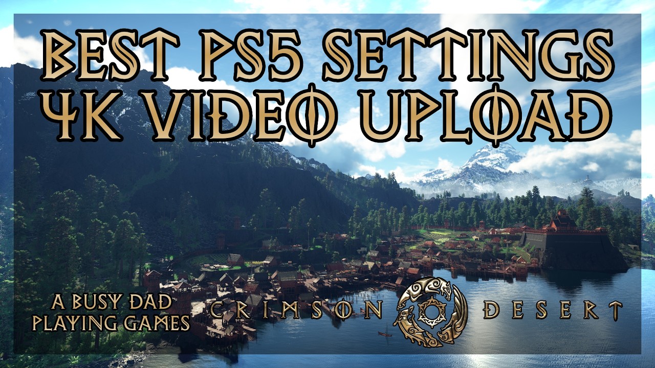 Crimson Desert - 4k Version of New Patch Update on Base PS5 - FPS and Visual Quality - YouTube