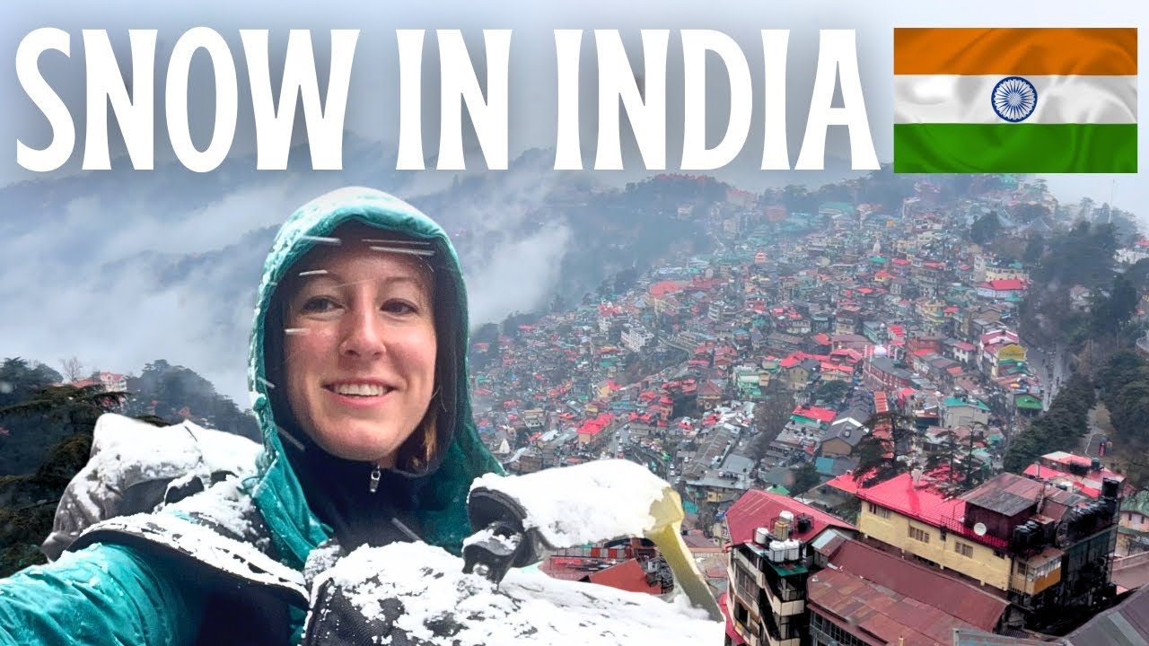 SHOCKED by SHIMLA 🇮🇳 Solo India Travel Vlog - Snow in India, Jakhu Temple, The Ridge & Mall Road