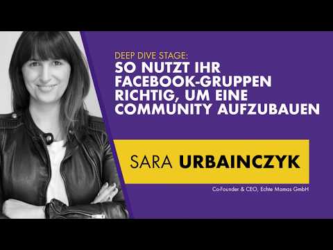 Sara Urbainczyk: So nutzt ihr Facebook-Gruppen richtig (Keynote) | OMR Festival 2019 | #OMR19