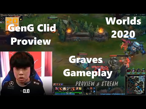 Worlds 2020 Proview GenG Clid Graves Gameplay POV GenG vs TSM Groups Day 7