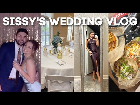SISSY'S WEDDING VLOG! hilarious family moments, wedding set up, what we ate & more! 💍✨🥂