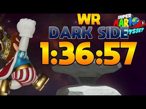 [WR] Super Mario Odyssey Dark Side Speedrun in 1:36:57 (FIRST 1:36!)