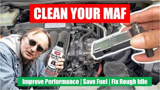 How to Clean Mass Air Flow Sensor (MAF) in 10 Minutes | Improve Performance