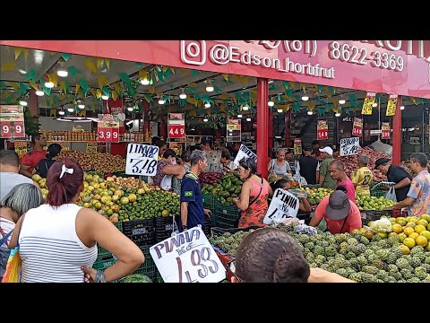 mostrando o preço acessível na Ceasa Recife Pernambuco