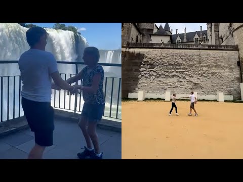 Couple jive all over the world to celebrate 60th birthday | SWNS