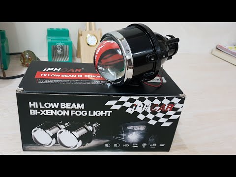 Iph projector fog lamp for any car unboxing / universal proj...