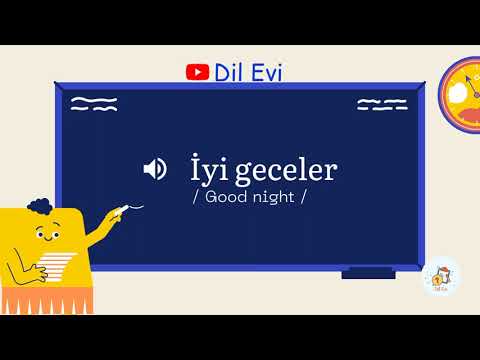 How to pronounce 'iyi geceler' in Turkish | Dil Evi