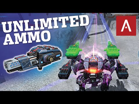 War Robots Test Server - NEW Medium Energy Weapon “Atomizer” Has UNLIMITED Ammo! | WR Gameplay