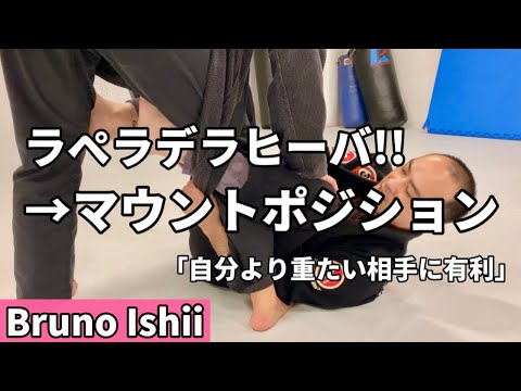 【寝技】ラペラを使ったデラヒーバみたいなスイープ!!これで6ポイント!!【格闘技】