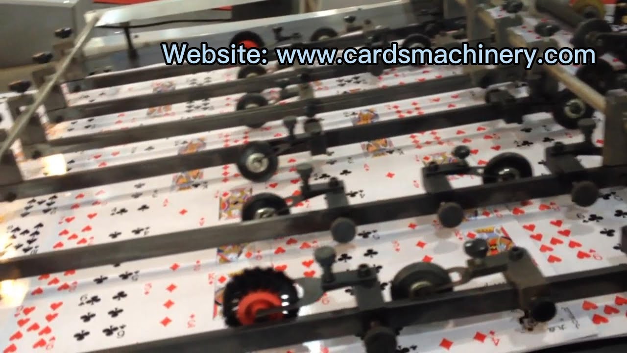 High-efficiency PK108-110 Poker Slitter And Collating Machine Playing Card Machines