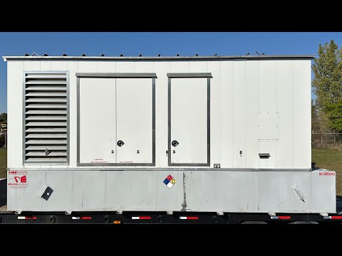Cummins DQCB 750 kW diesel generator, QSK23-G7 eng, 470 Hrs, Yr 2012 - CSDG # 4596
